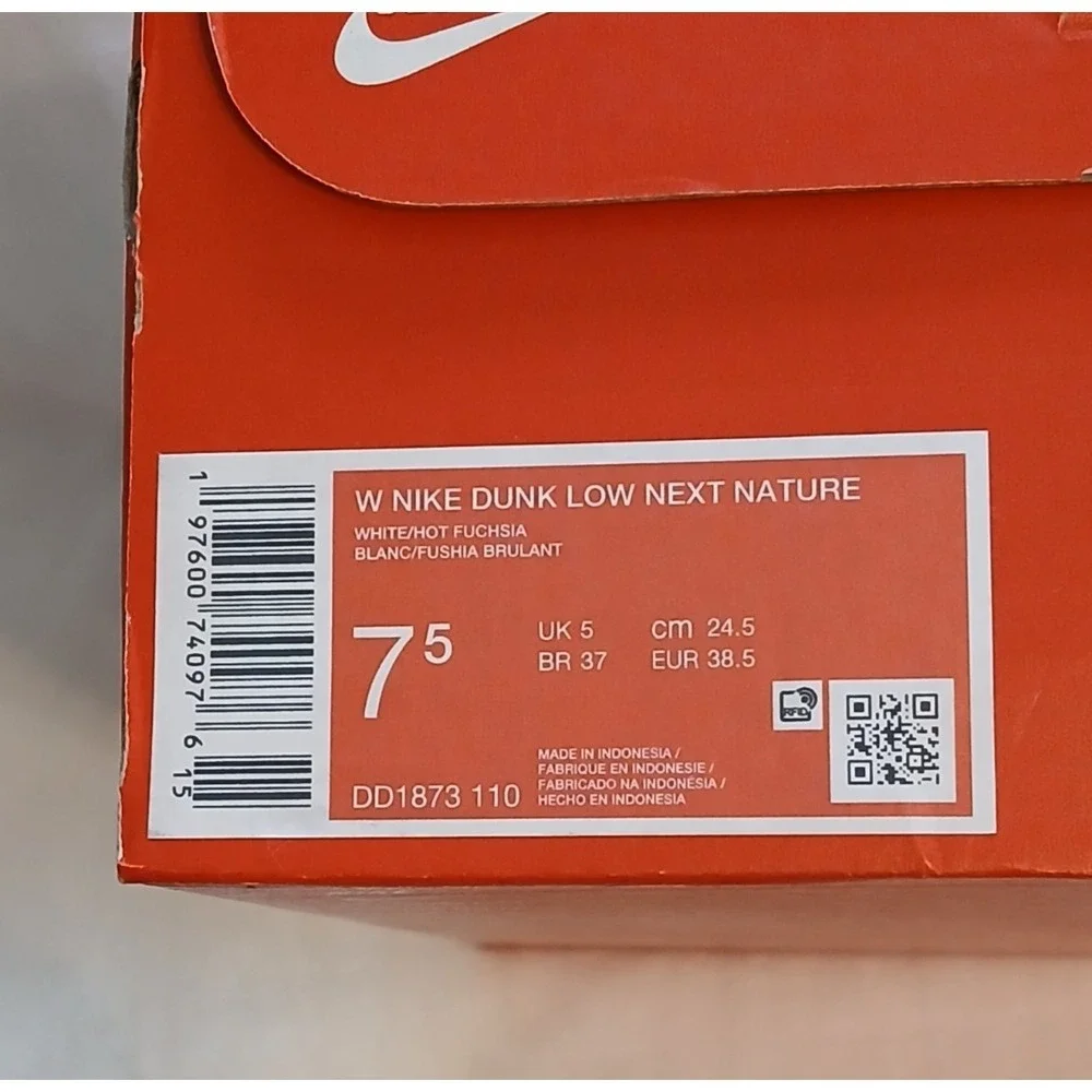 Nike Wmns Dunk Low Next Nature Hot Fuchsia Women Casual Shoes Sneaker DD1873-110